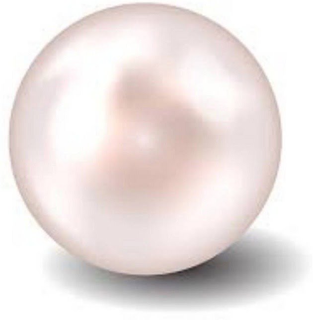 Certified Cultured Pearl/Moti Gemstone