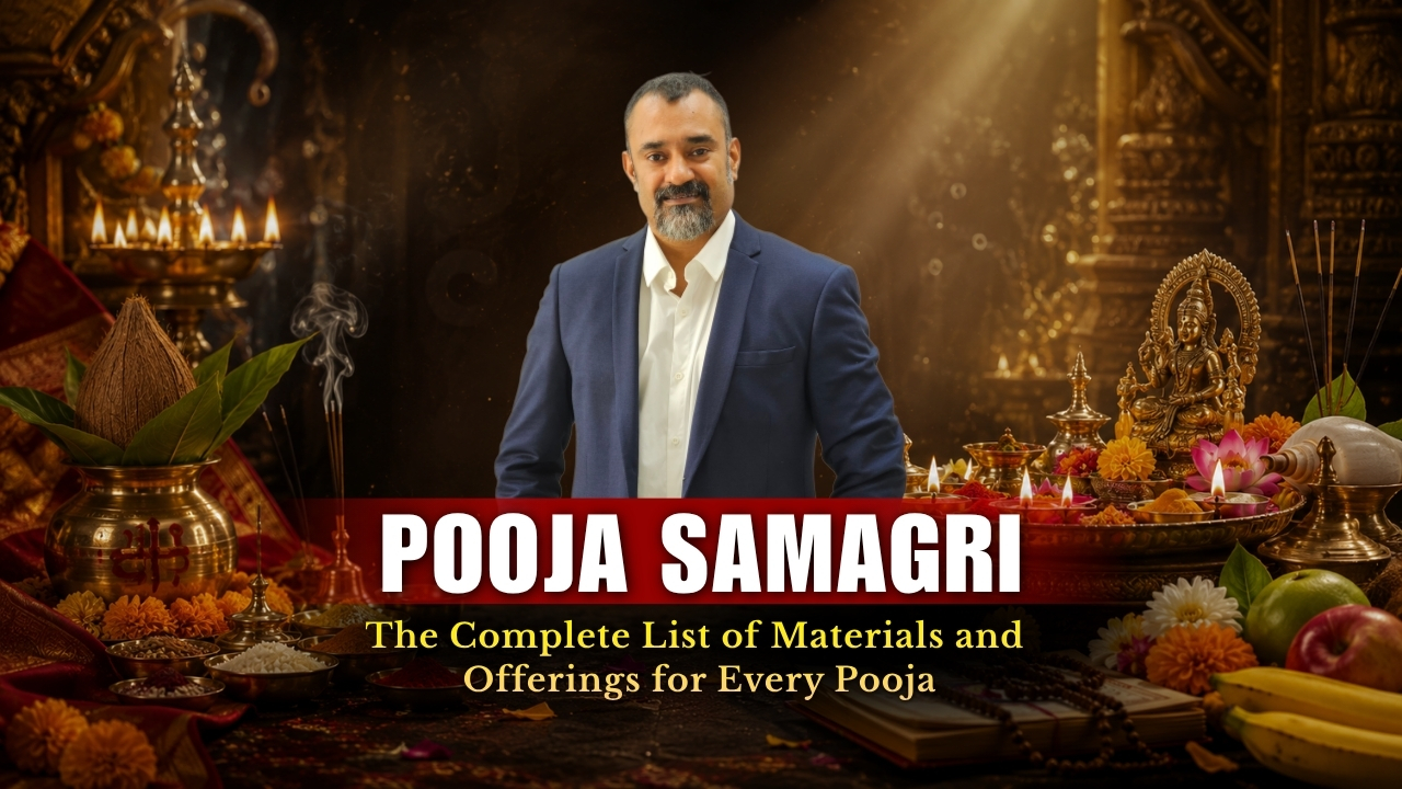 Pooja Samagri: Materials and offerings for the Pooja