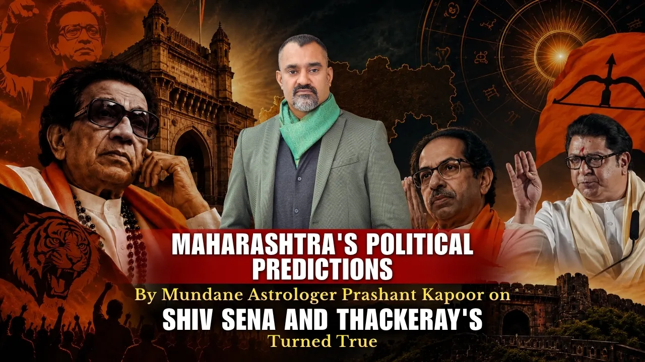 Prashant Kapoor’s Predictions on mounting troubles for Uddhav Thackeray led Shiv Sena and his son Aaditya Thackeray turned true