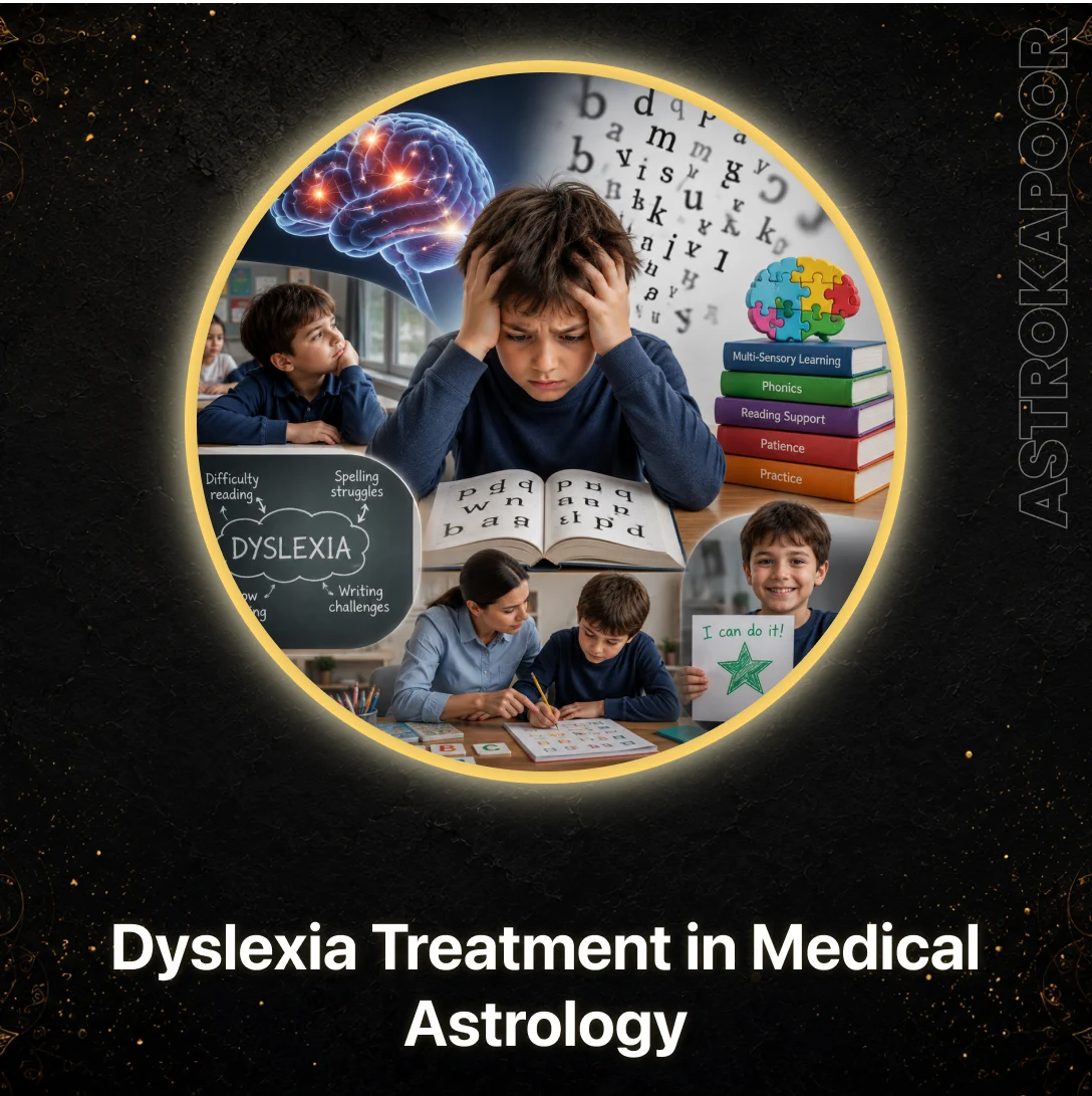 Dyslexia Treatment in Medical Astrology