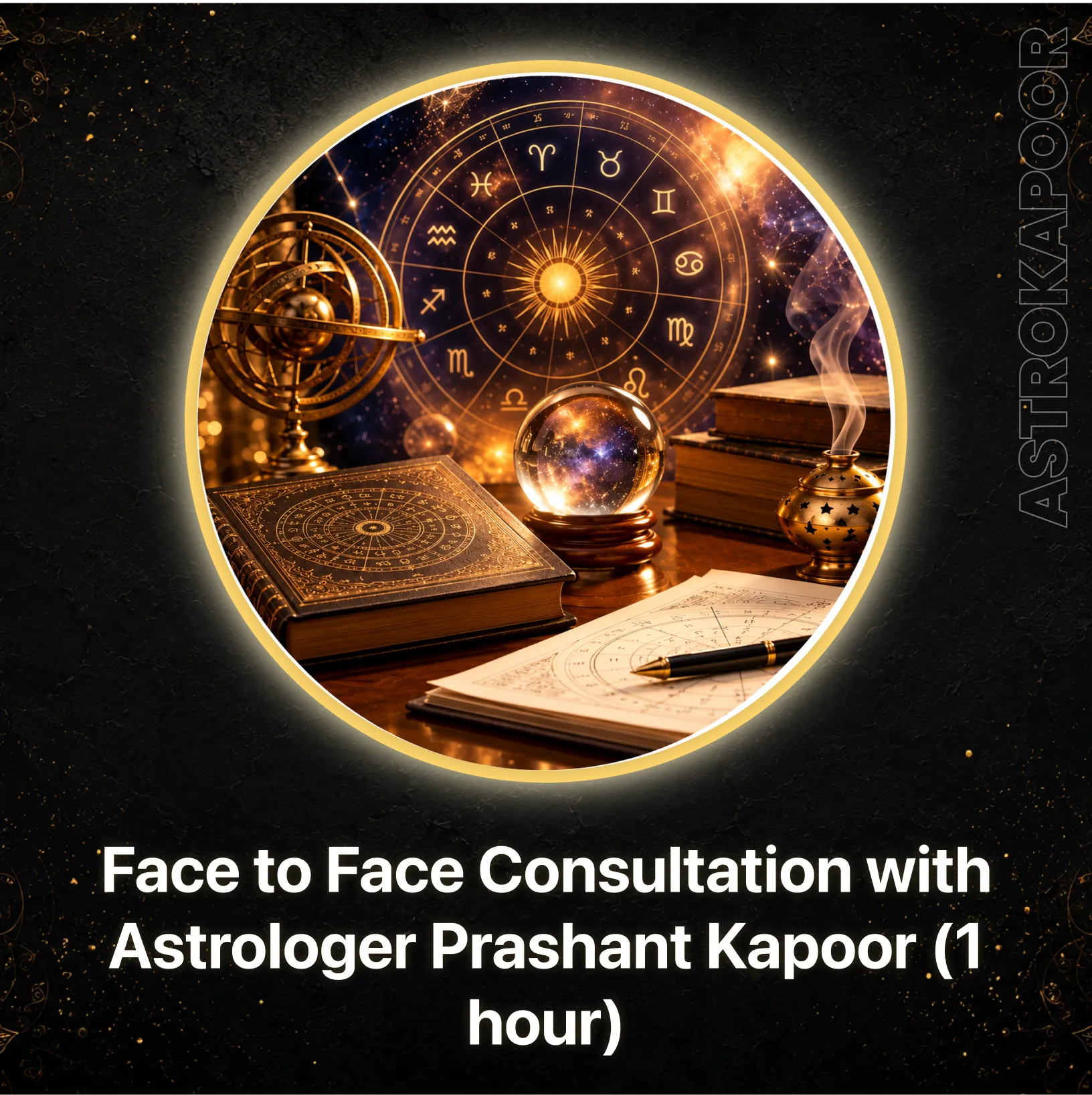 Face to Face Consultation with Astrologer Prashant Kapoor (1 hour)