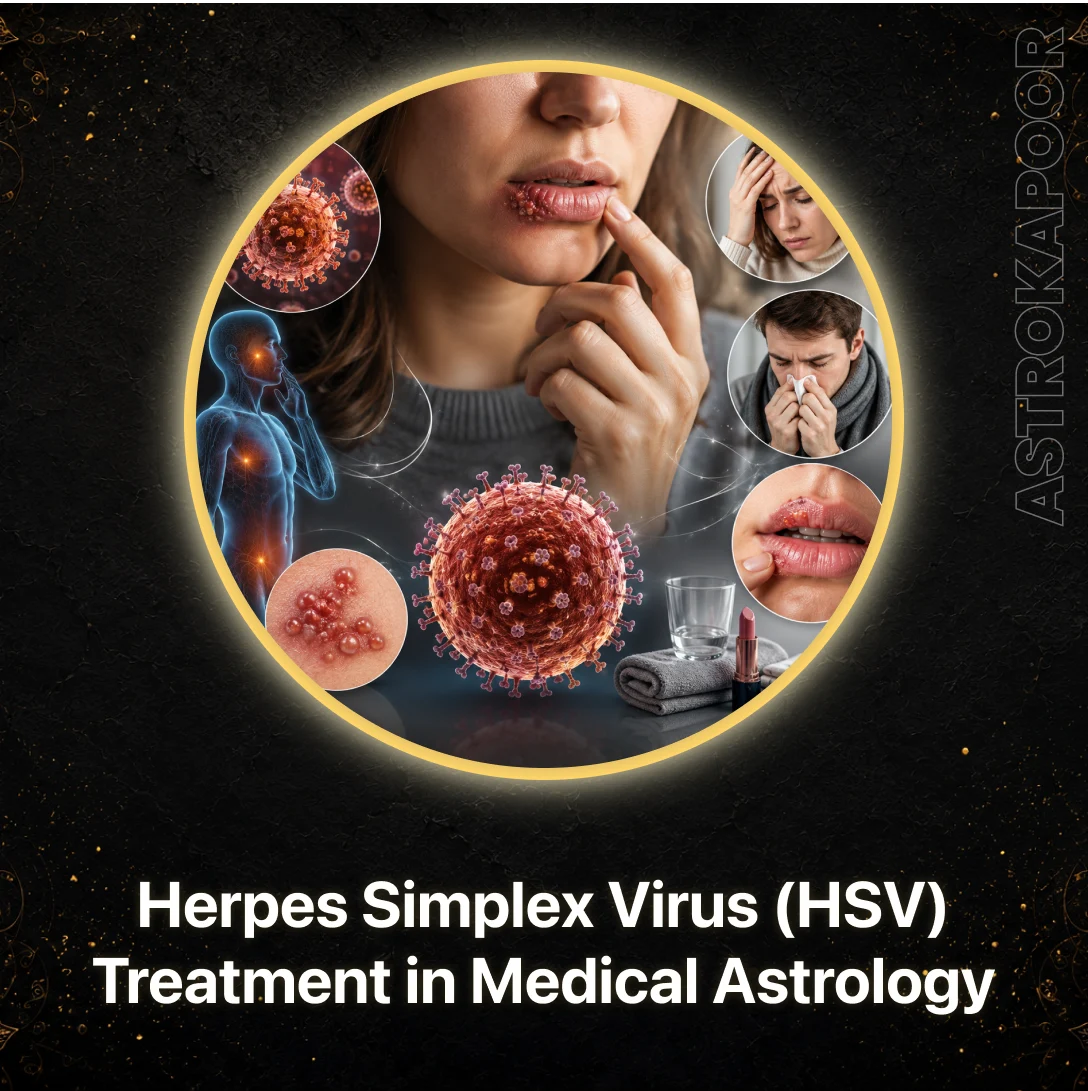 Herpes simplex virus (HSV) Treatment in Medical Astrology