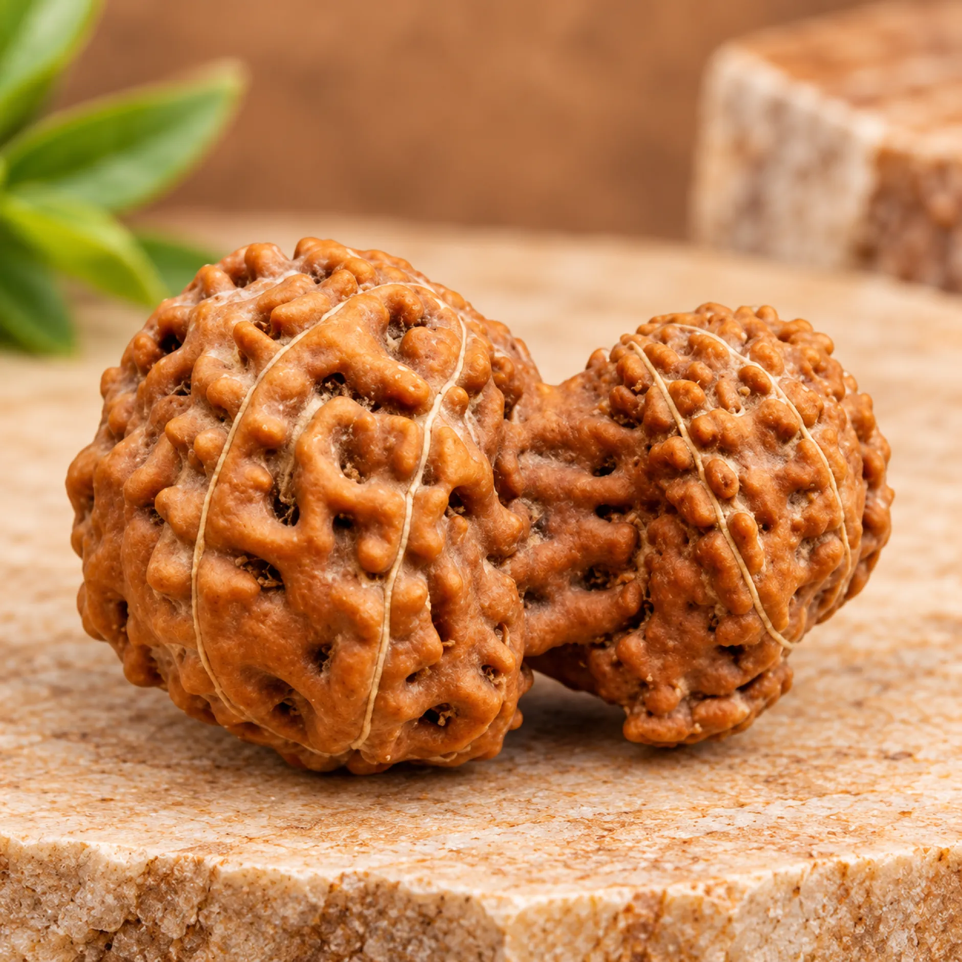 Natural Indonesian Trijuti Rudraksha – Meaning, Benefits, Puja & How to Wear
