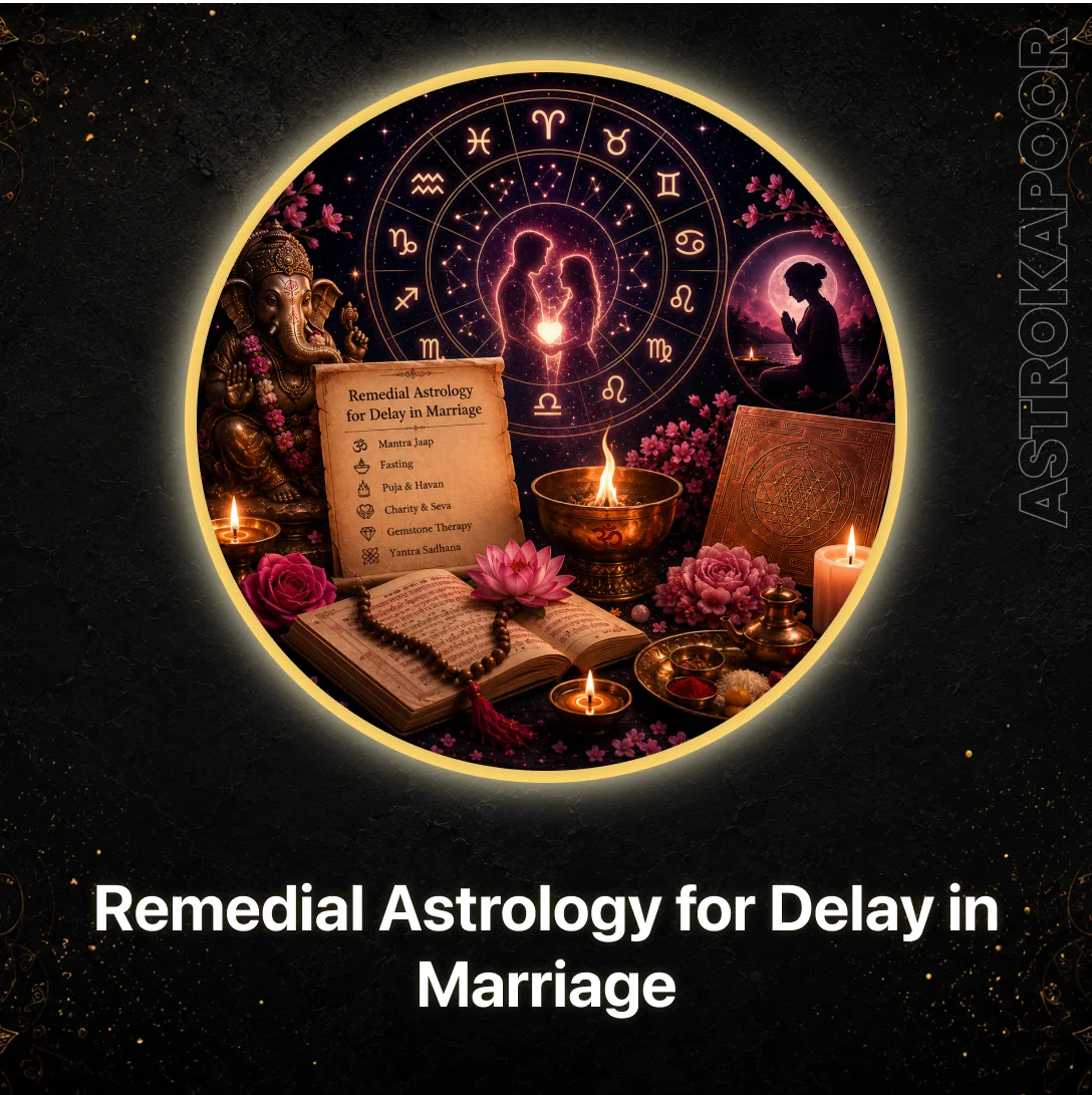 Remedial Astrology for Delay in Marriage