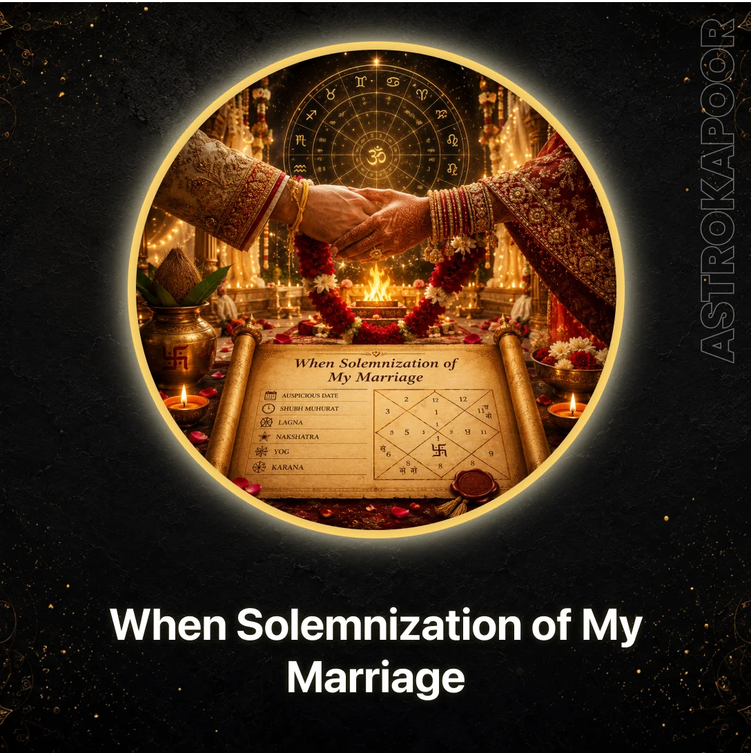 When Solemnization of My Marriage